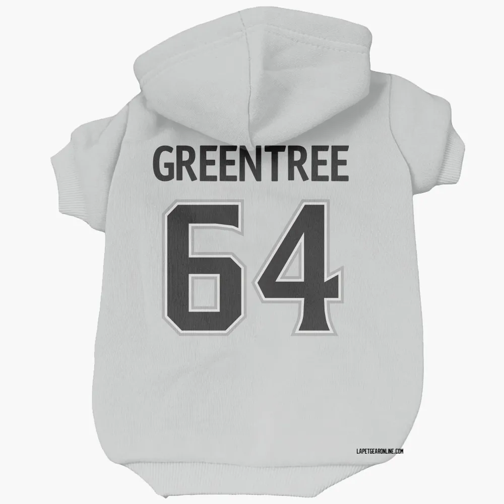 Los Angeles Kings Liam Greentree White Pet Hoodie for Dog & Cat