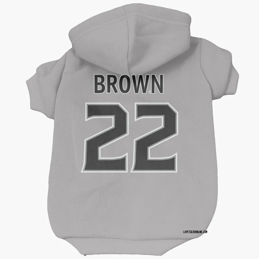 Los Angeles Kings Logan Brown Gray Pet Hoodie for Dog & Cat