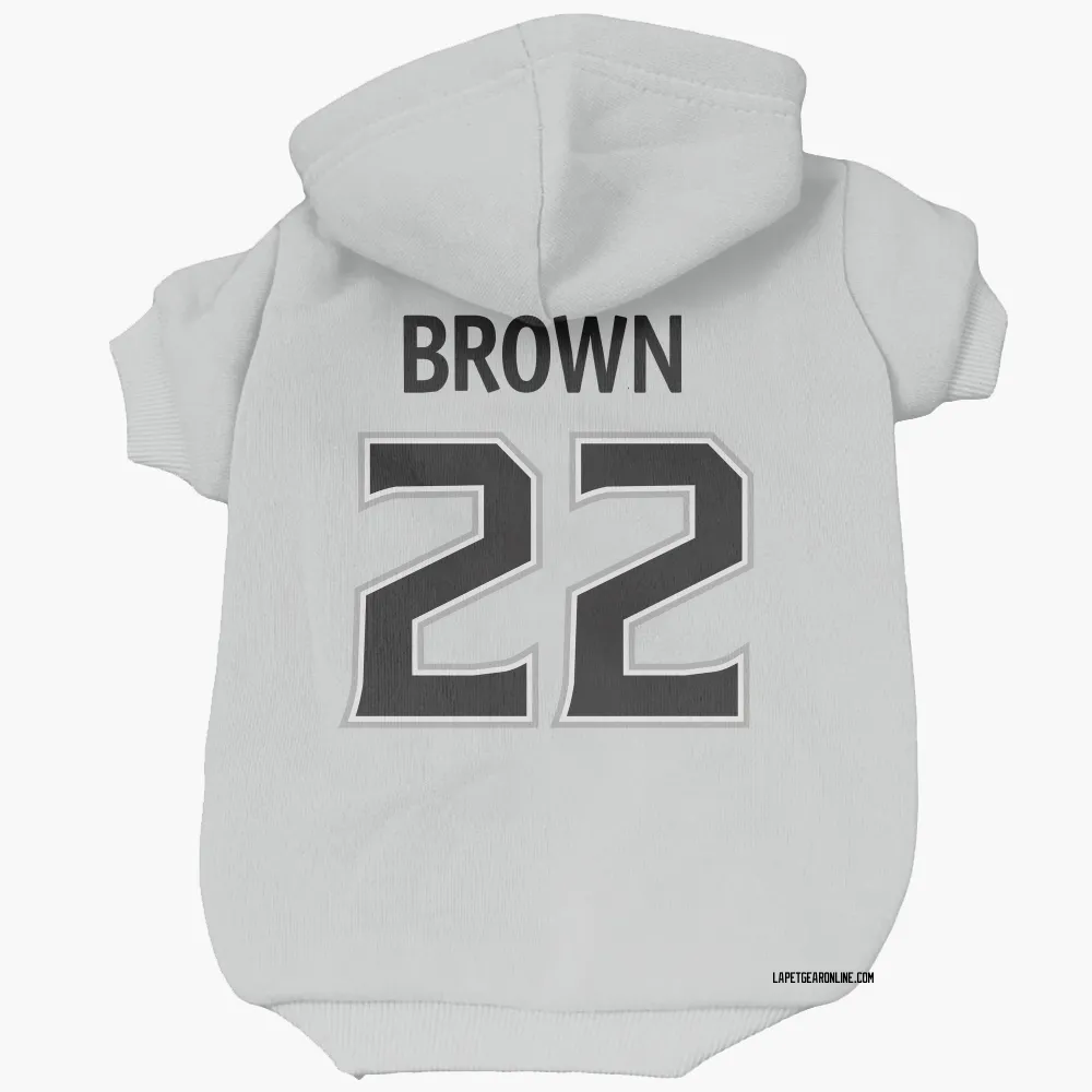Los Angeles Kings Logan Brown White Pet Hoodie for Dog & Cat
