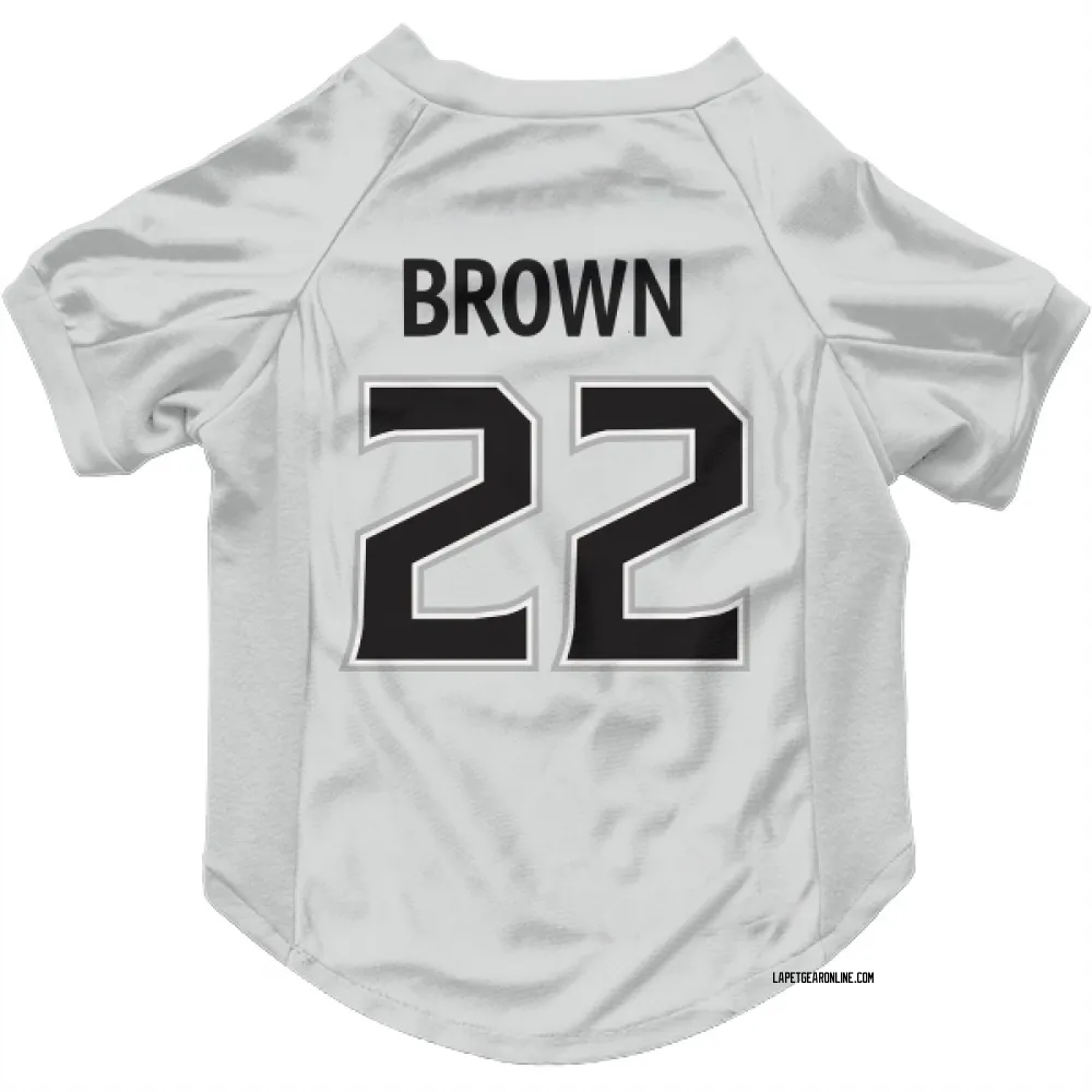 Los Angeles Kings Logan Brown White Pet Jersey for Dog & Cat