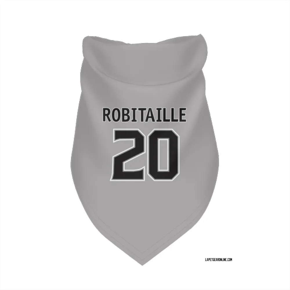 Los Angeles Kings Luc Robitaille Gray Pet Bandana for Dog & Cat