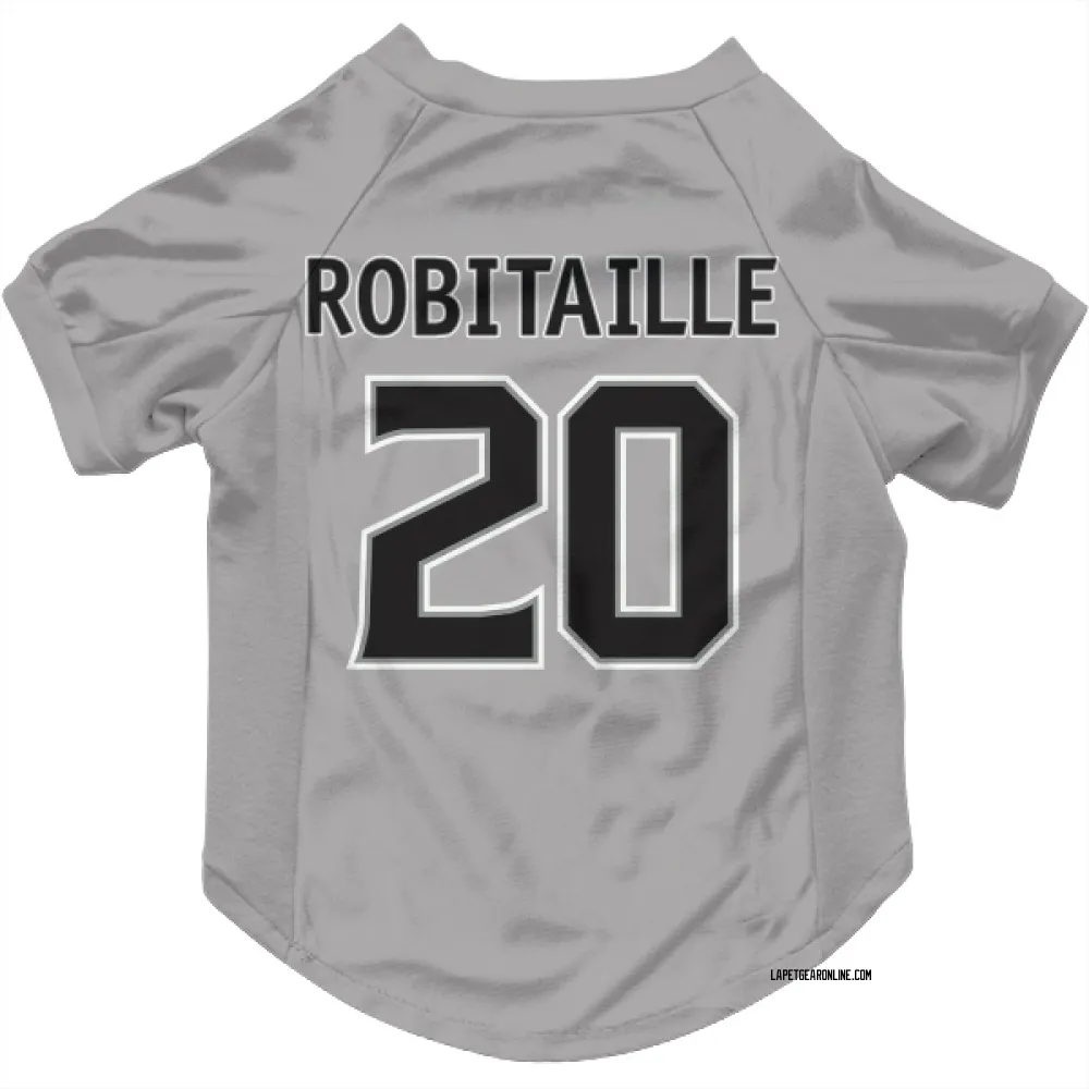 Los Angeles Kings Luc Robitaille Gray Pet Jersey for Dog & Cat