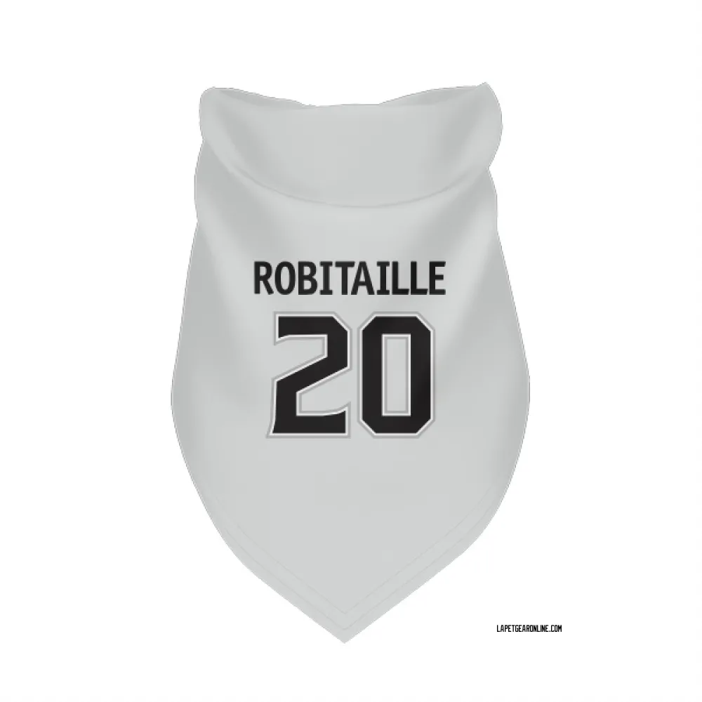 Los Angeles Kings Luc Robitaille White Pet Bandana for Dog & Cat