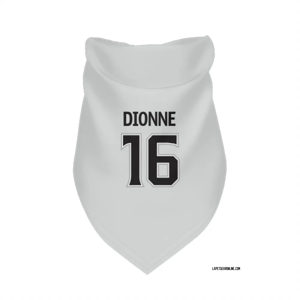 Los Angeles Kings Marcel Dionne White Pet Bandana for Dog & Cat