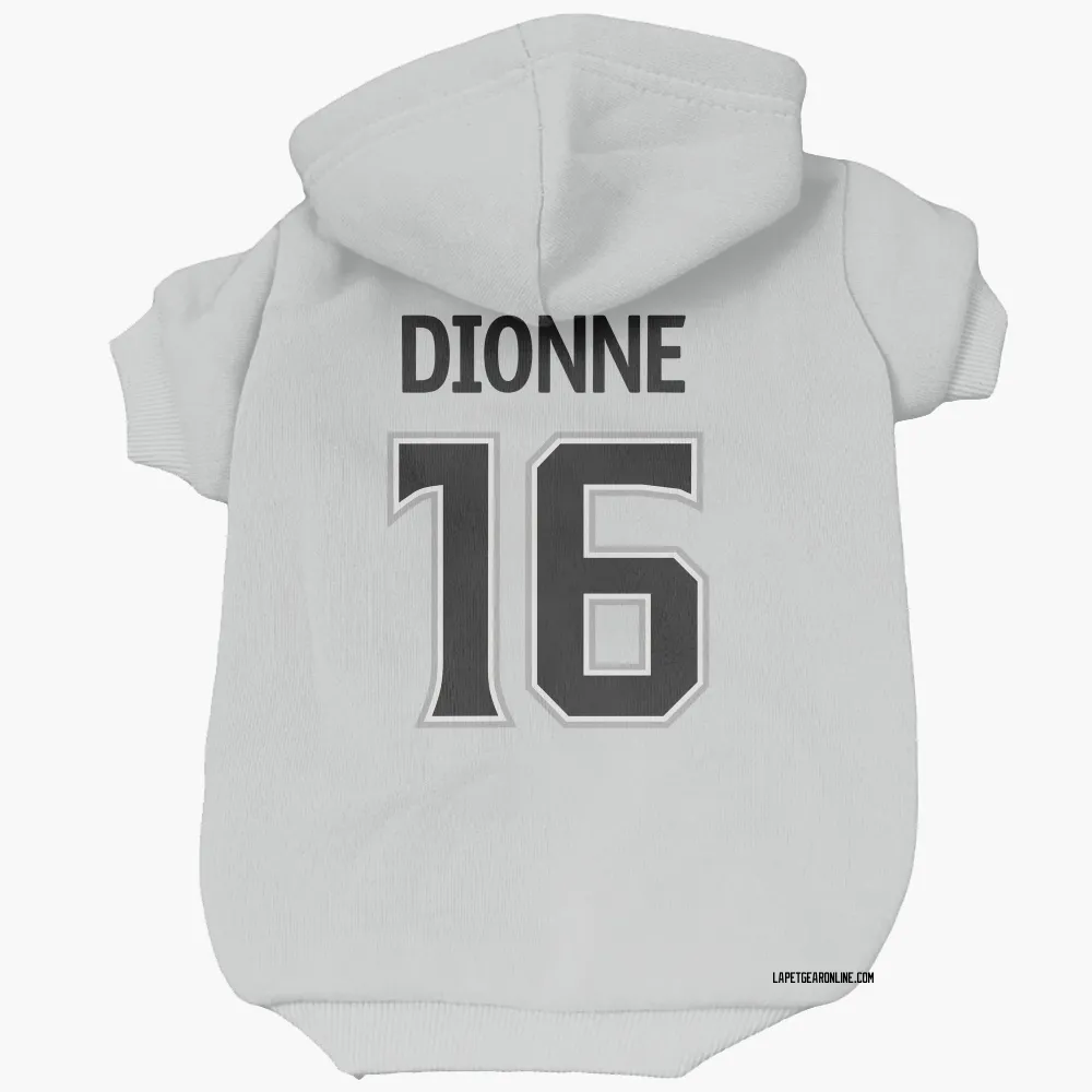 Los Angeles Kings Marcel Dionne White Pet Hoodie for Dog & Cat