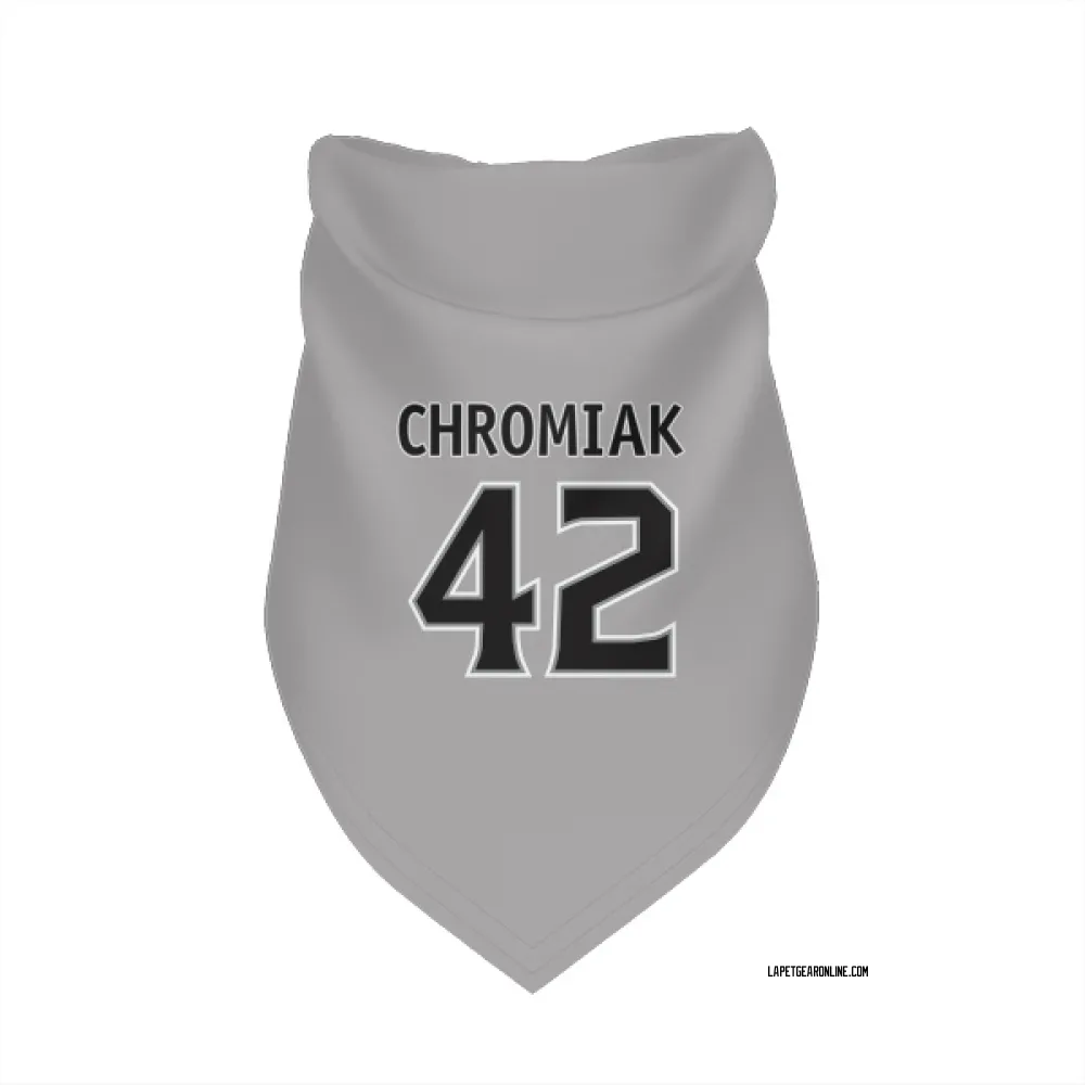 Los Angeles Kings Martin Chromiak Gray Pet Bandana for Dog & Cat