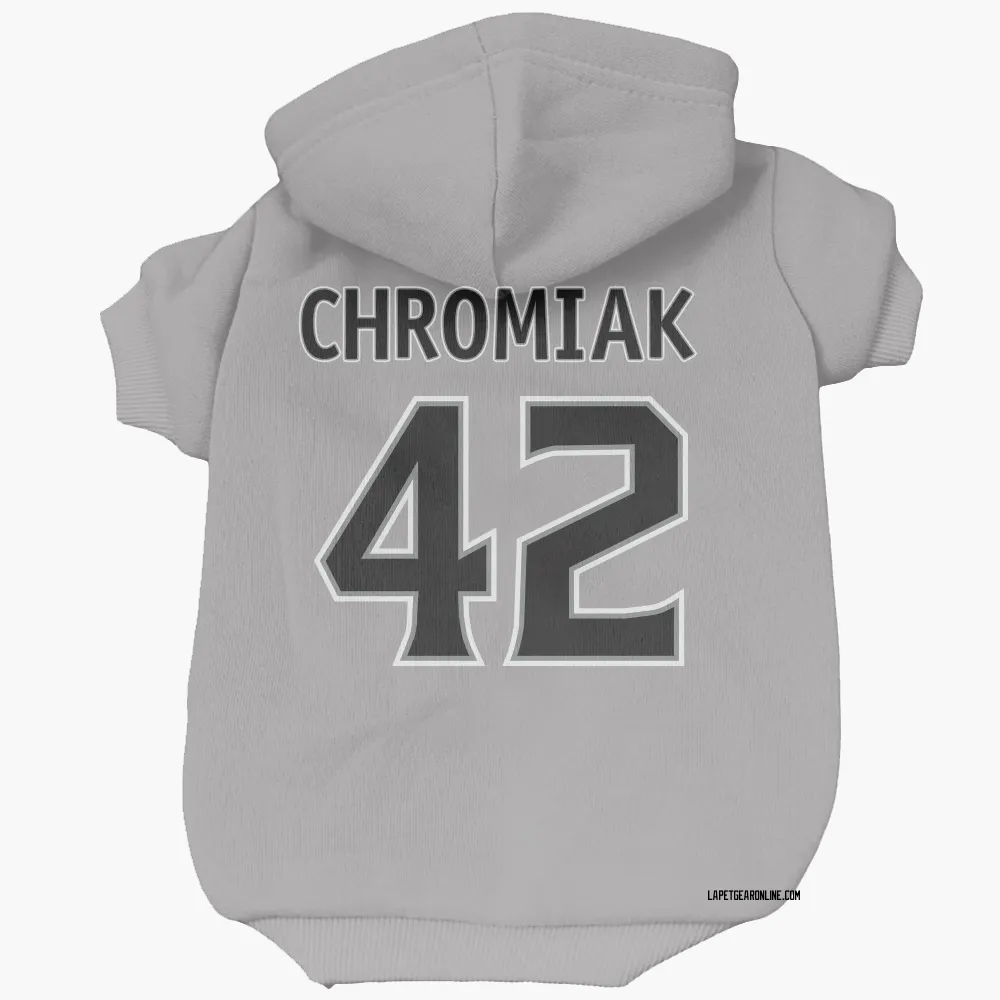 Los Angeles Kings Martin Chromiak Gray Pet Hoodie for Dog & Cat