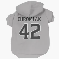 Los Angeles Kings Martin Chromiak Gray Pet Hoodie for Dog & Cat