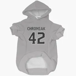 Los Angeles Kings Martin Chromiak Gray Pet Hoodie for Dog & Cat