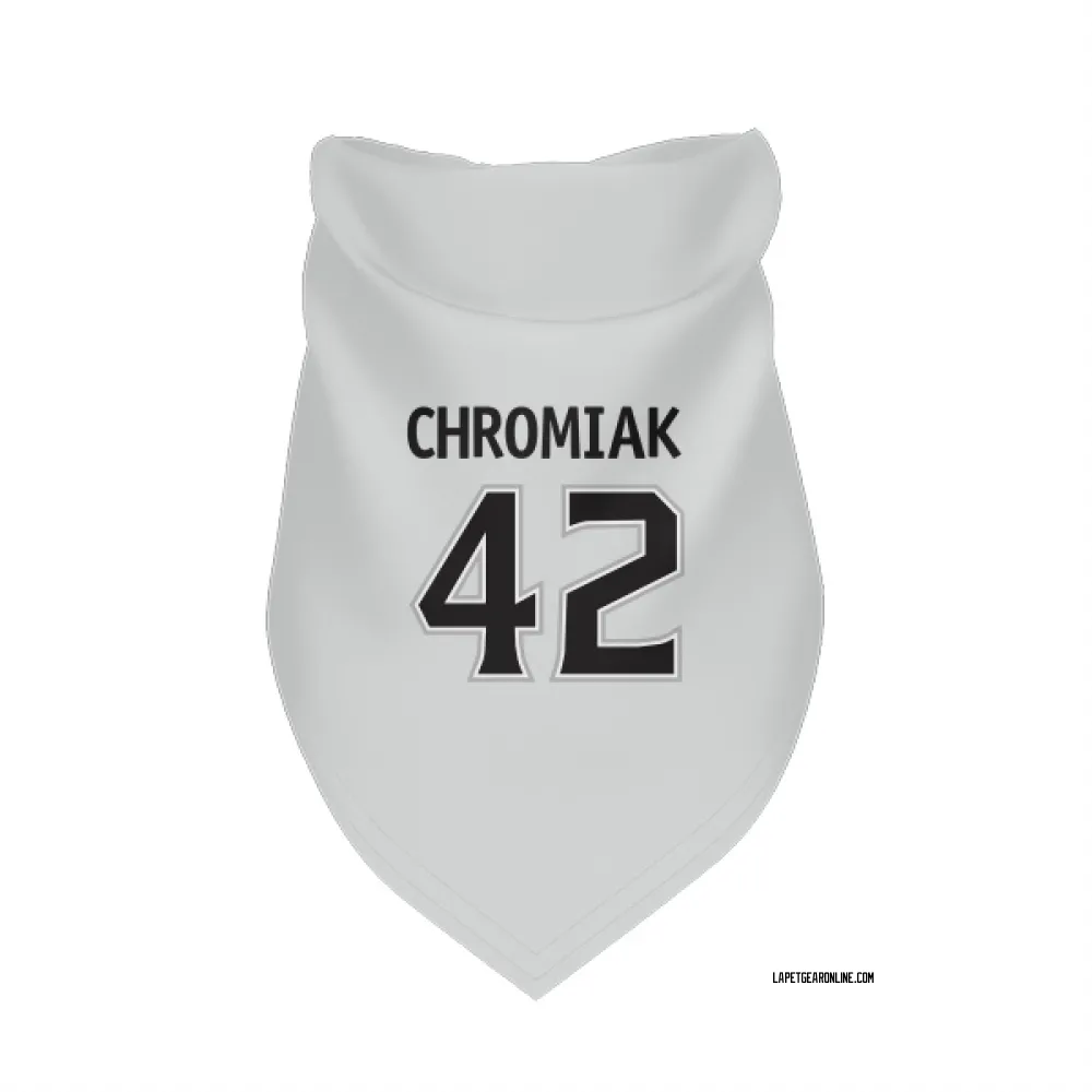 Los Angeles Kings Martin Chromiak White Pet Bandana for Dog & Cat
