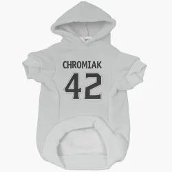 Los Angeles Kings Martin Chromiak White Pet Hoodie for Dog & Cat