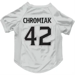 Los Angeles Kings Martin Chromiak White Pet Jersey for Dog & Cat