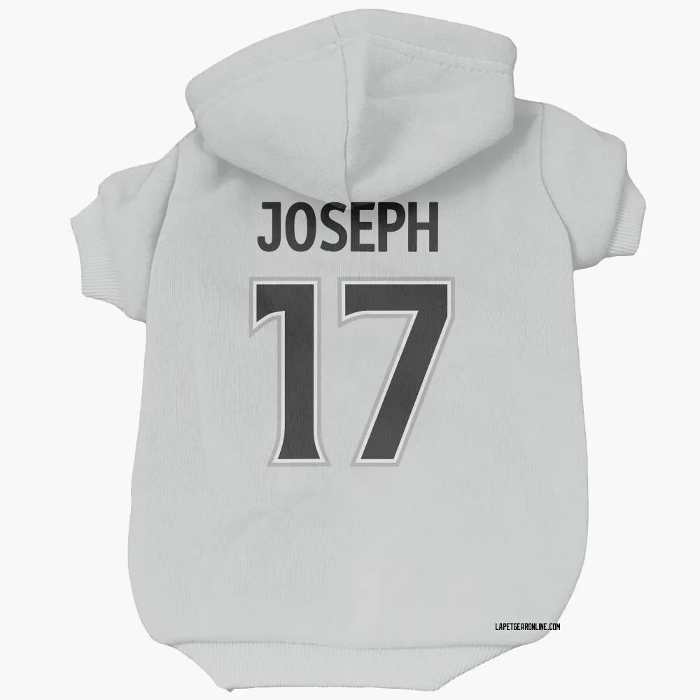 Los Angeles Kings Mathieu Joseph White Pet Hoodie for Dog & Cat