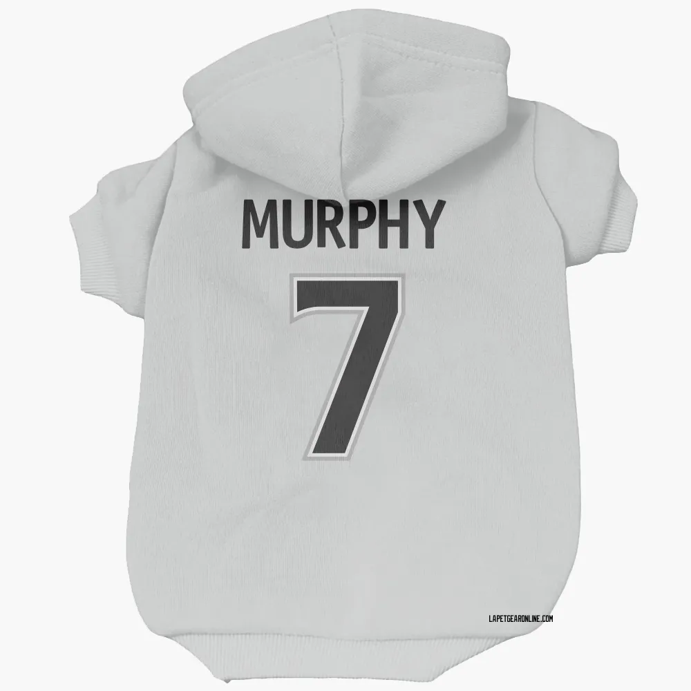 Los Angeles Kings Mike Murphy White Pet Hoodie for Dog & Cat