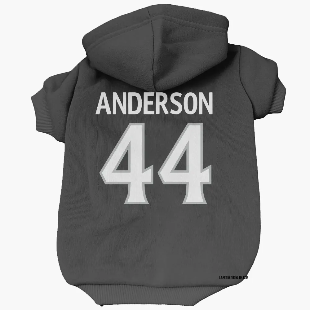 Los Angeles Kings Mikey Anderson Black Pet Hoodie for Dog & Cat