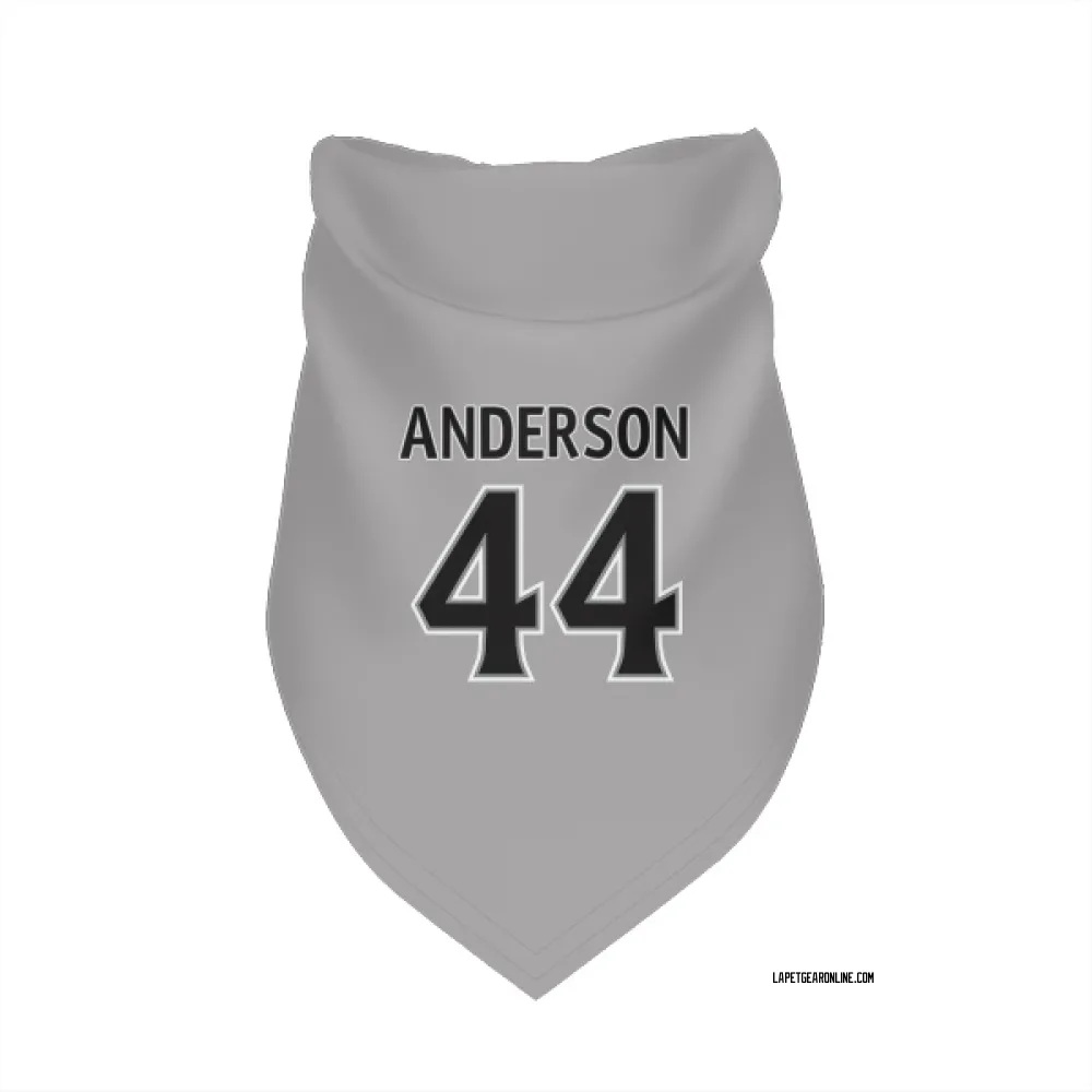 Los Angeles Kings Mikey Anderson Gray Pet Bandana for Dog & Cat