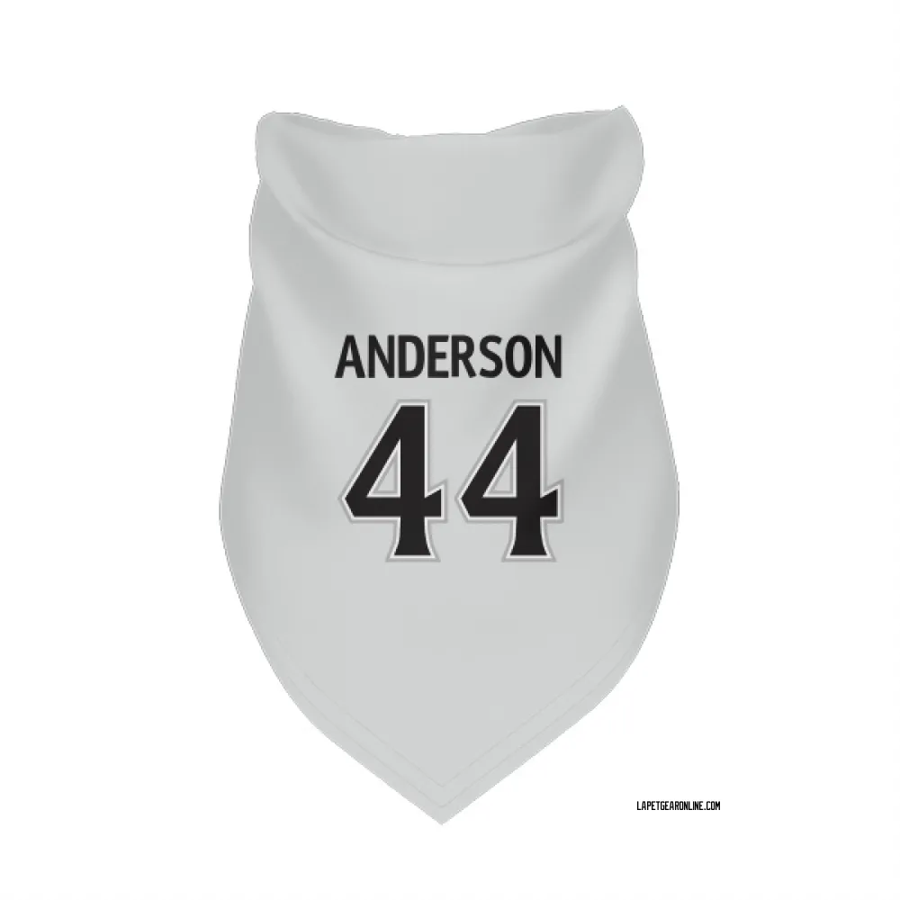 Los Angeles Kings Mikey Anderson White Pet Bandana for Dog & Cat
