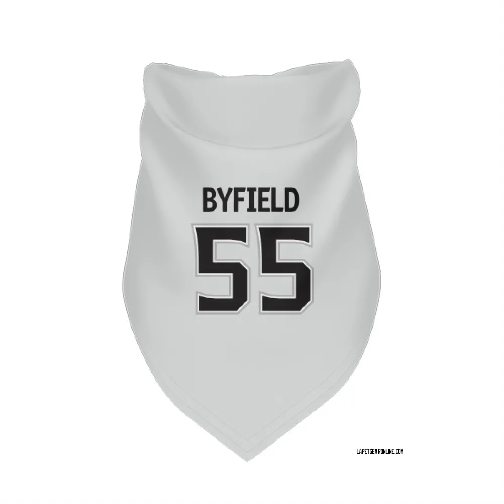 Los Angeles Kings Quinton Byfield White Pet Bandana for Dog & Cat