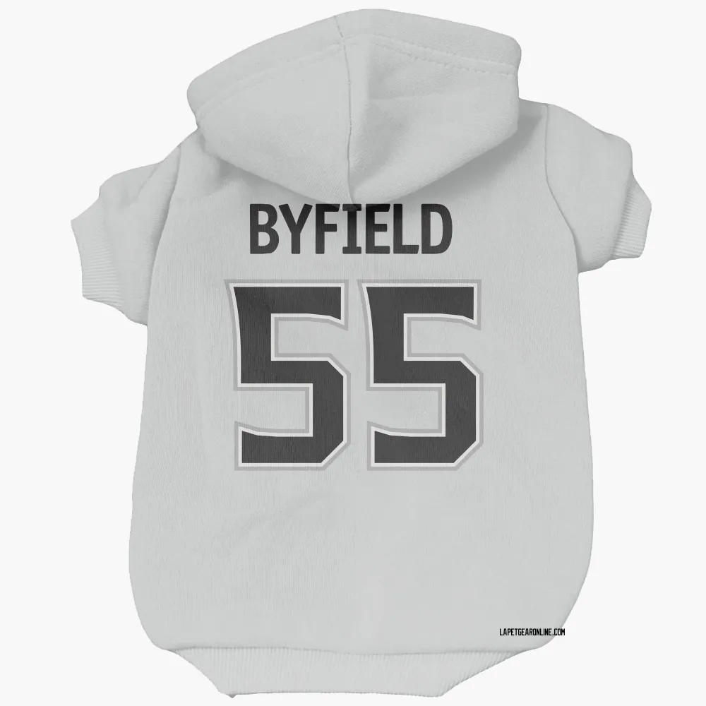 Los Angeles Kings Quinton Byfield White Pet Hoodie for Dog & Cat