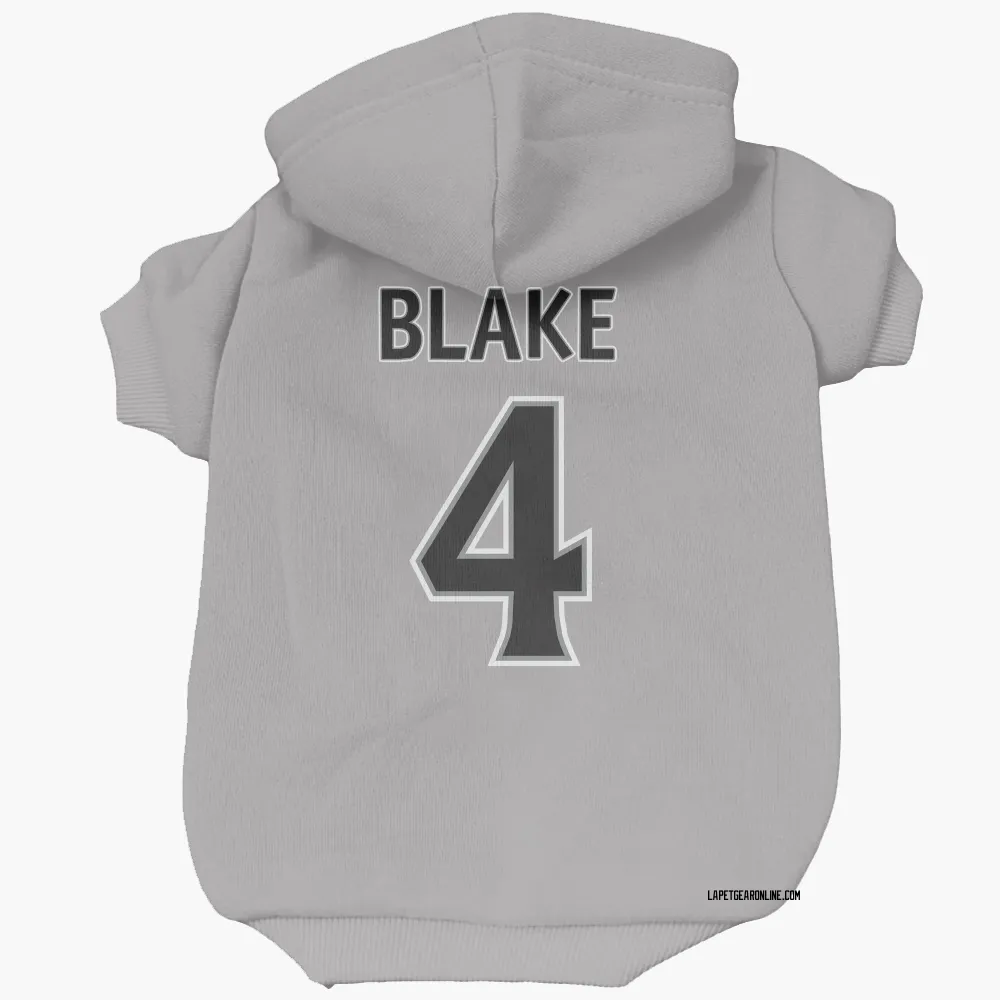 Los Angeles Kings Rob Blake Gray Pet Hoodie for Dog & Cat