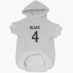 Los Angeles Kings Rob Blake White Pet Hoodie for Dog & Cat