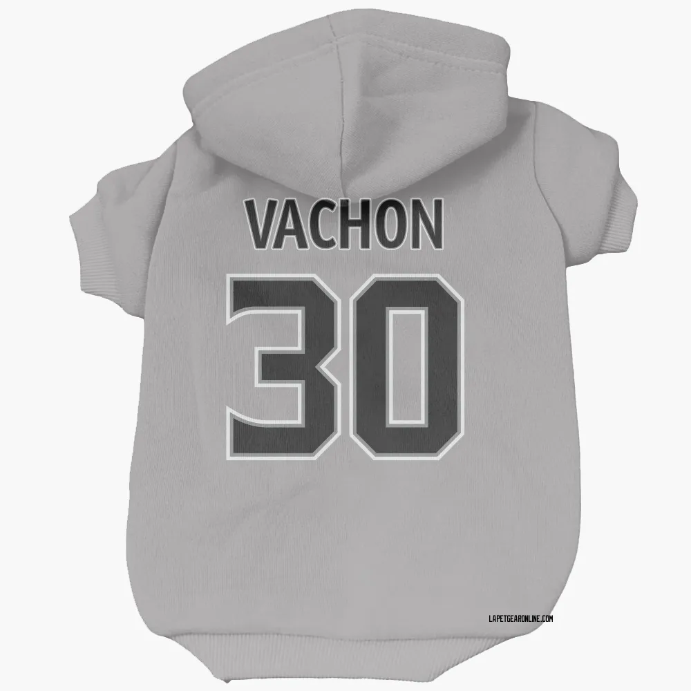 Los Angeles Kings Rogie Vachon Gray Pet Hoodie for Dog & Cat