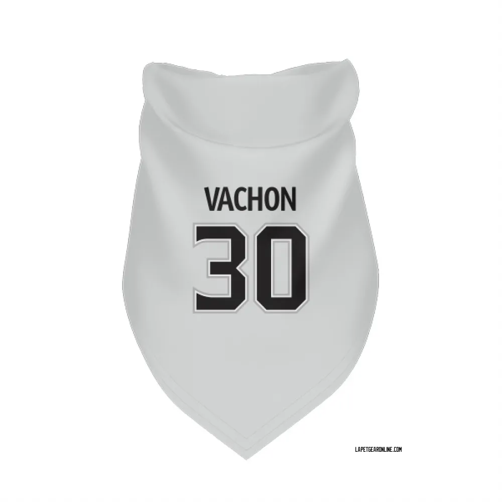 Los Angeles Kings Rogie Vachon White Pet Bandana for Dog & Cat