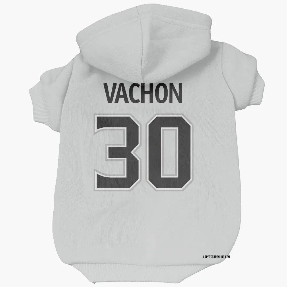 Los Angeles Kings Rogie Vachon White Pet Hoodie for Dog & Cat