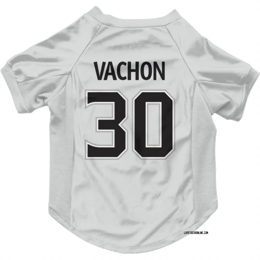 Los Angeles Kings Rogie Vachon White Pet Jersey for Dog & Cat