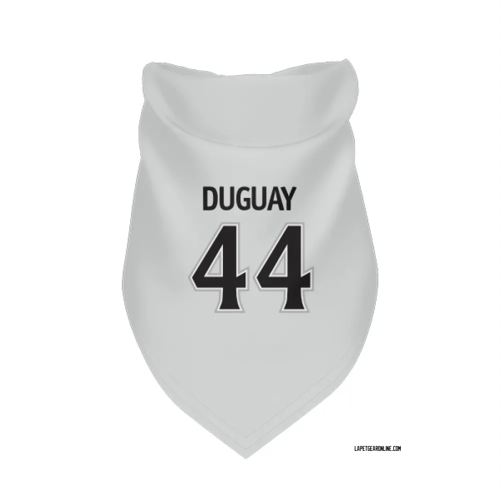 Los Angeles Kings Ron Duguay White Pet Bandana for Dog & Cat