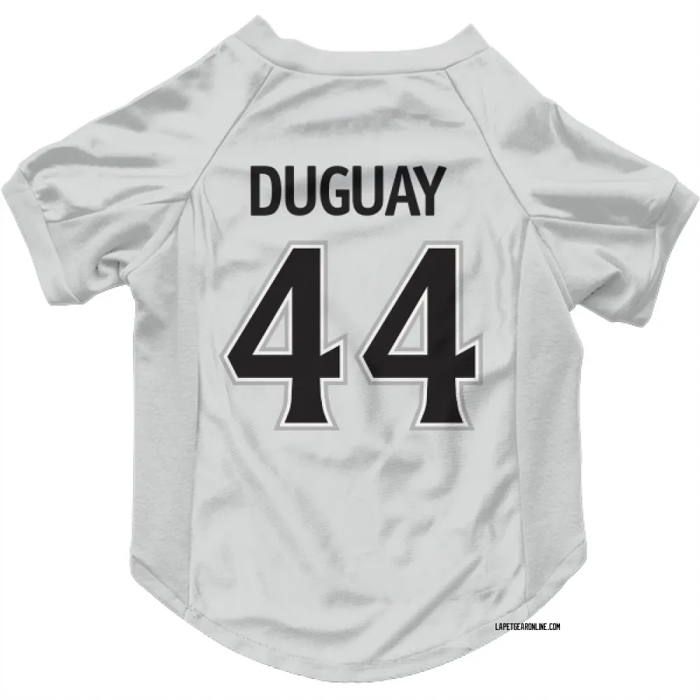 Los Angeles Kings Ron Duguay White Pet Jersey for Dog & Cat