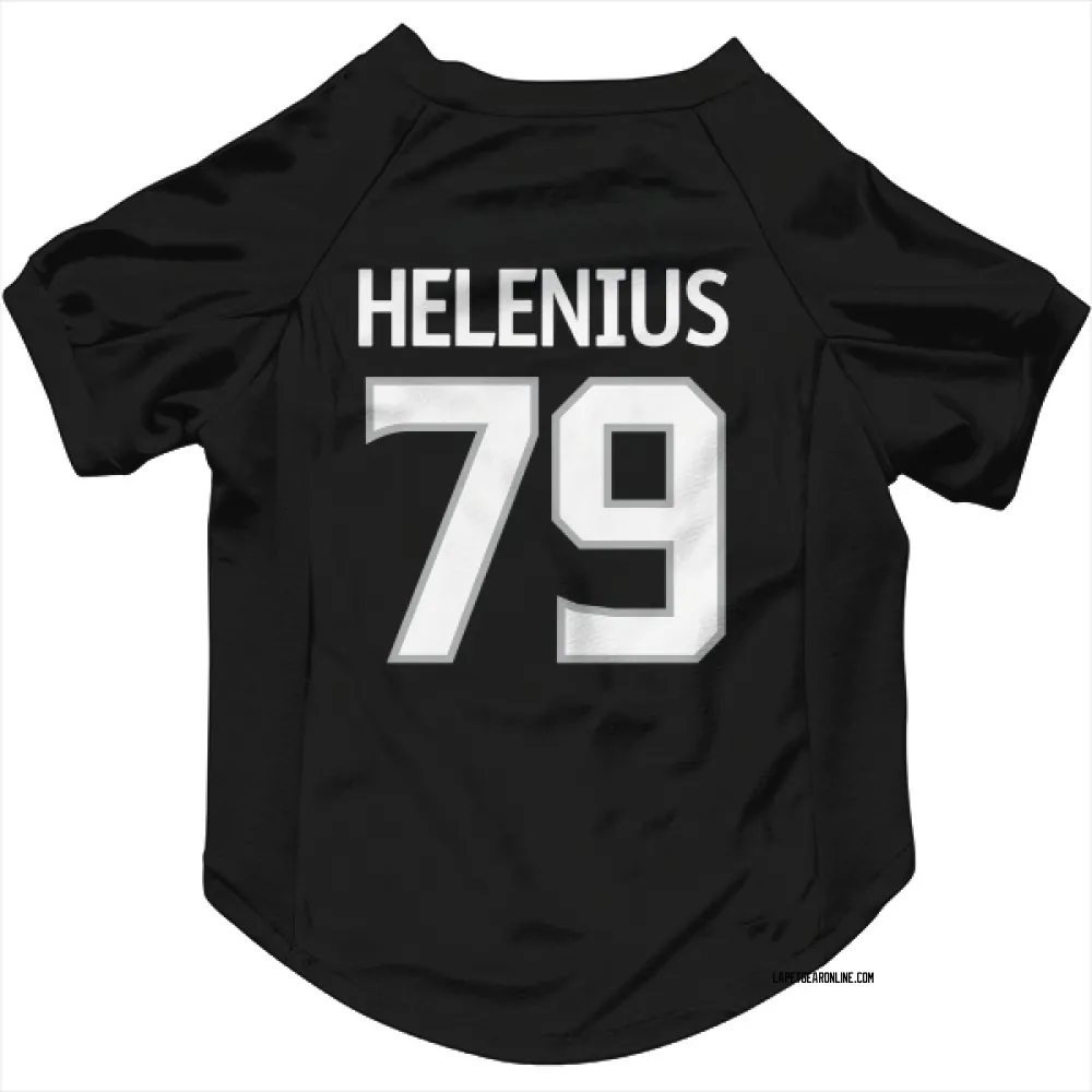 Los Angeles Kings Samuel Helenius Black Pet Jersey for Dog & Cat