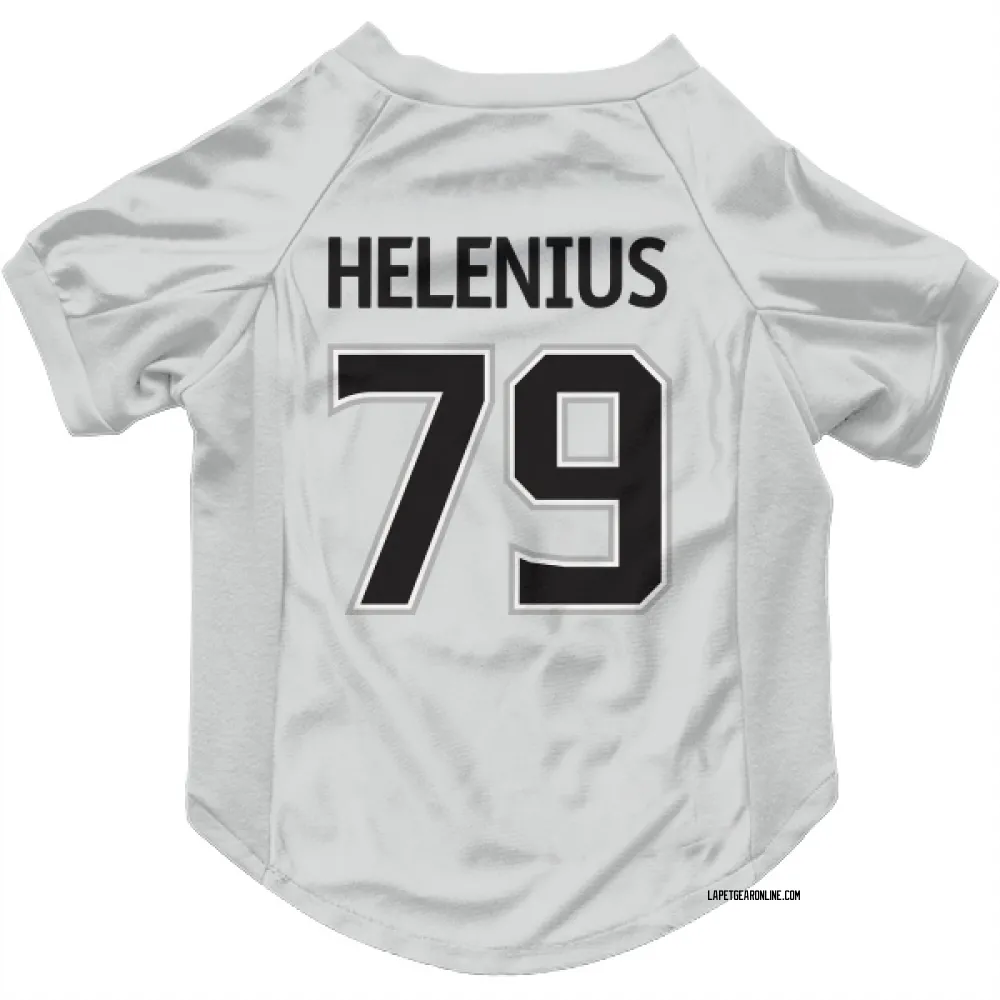 Los Angeles Kings Samuel Helenius White Pet Jersey for Dog & Cat