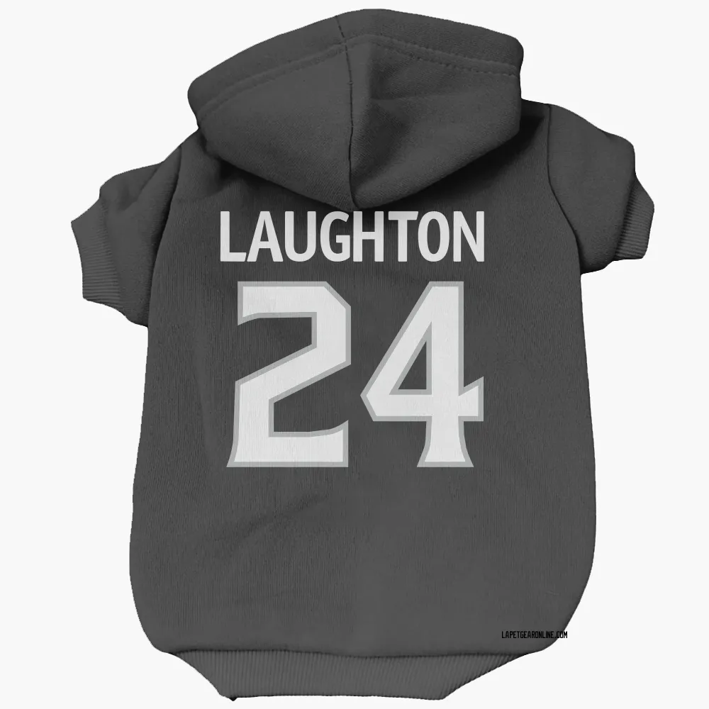 Los Angeles Kings Scott Laughton Black Pet Hoodie for Dog & Cat