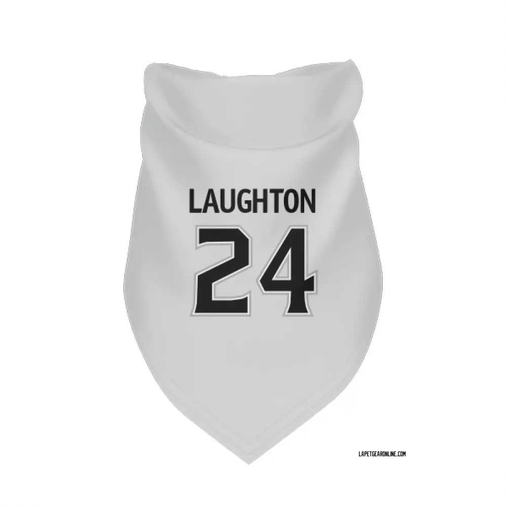 Los Angeles Kings Scott Laughton White Pet Bandana for Dog & Cat