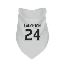 Los Angeles Kings Scott Laughton White Pet Bandana for Dog & Cat