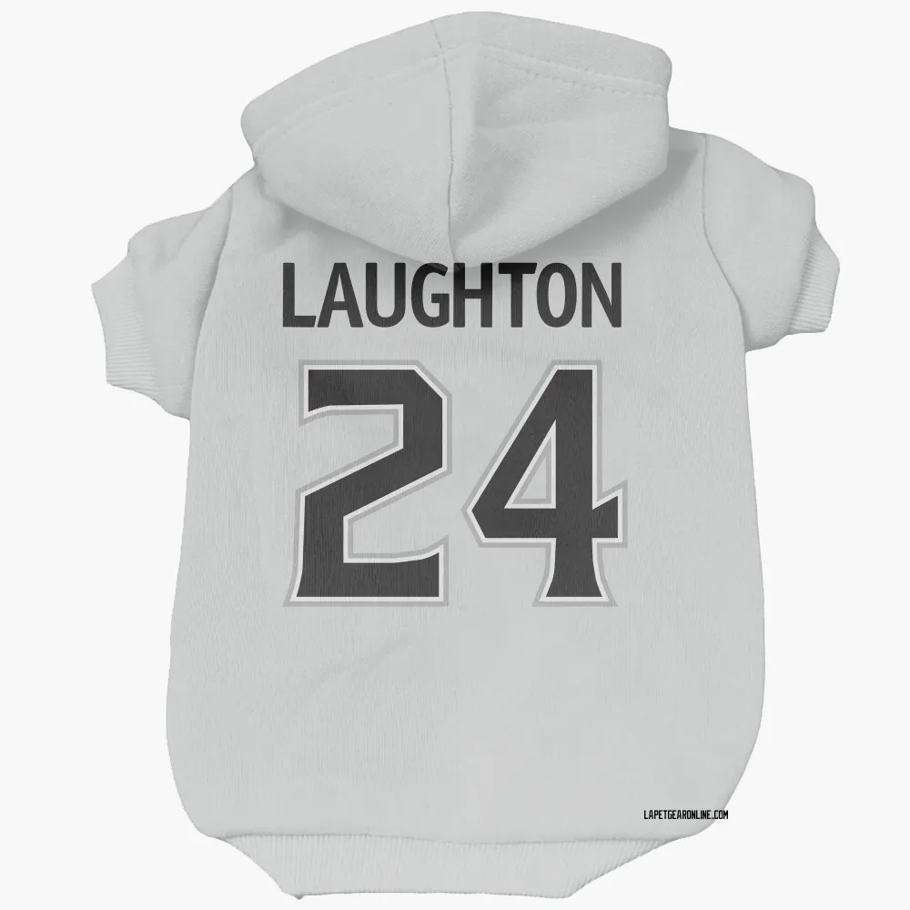 Los Angeles Kings Scott Laughton White Pet Hoodie for Dog & Cat