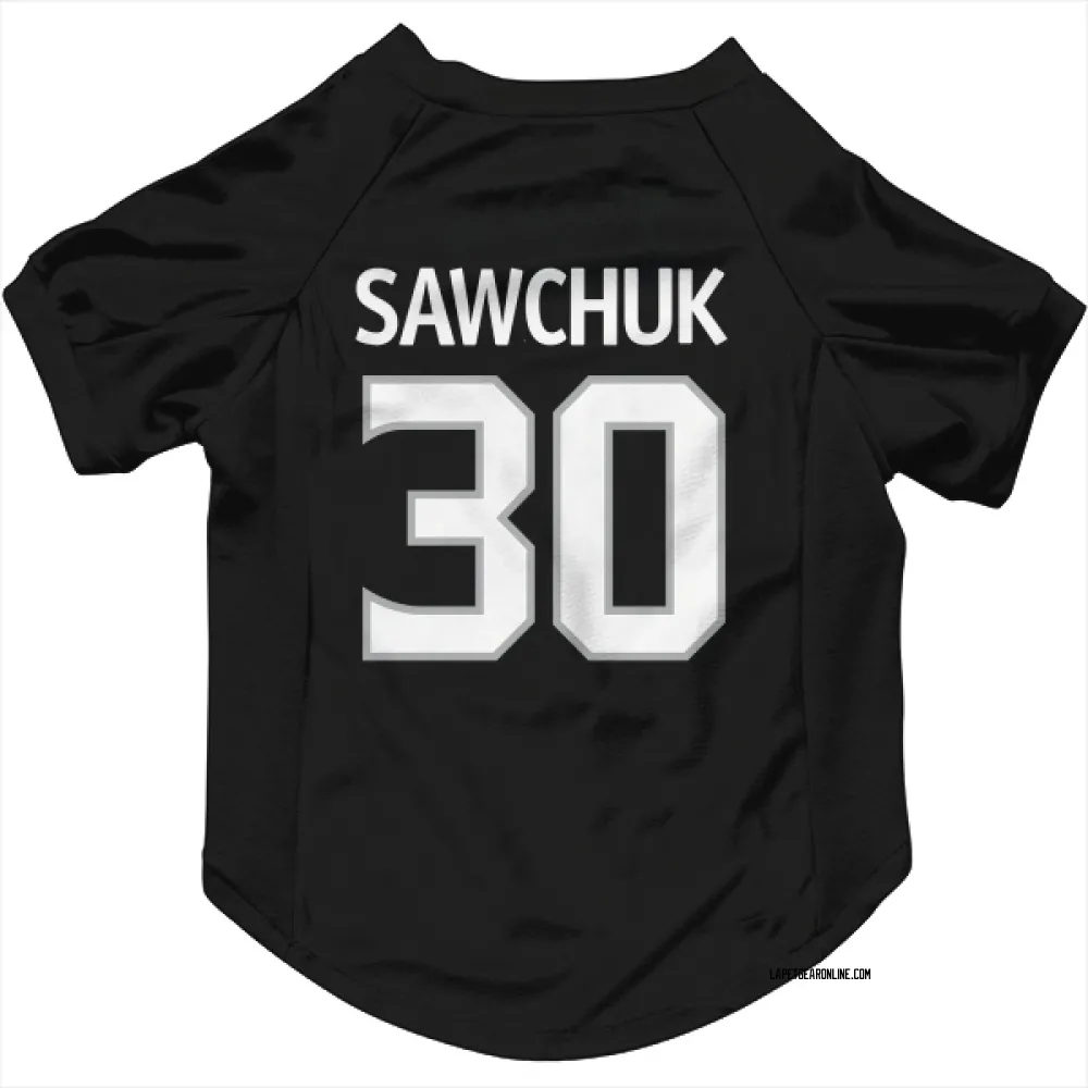 Los Angeles Kings Terry Sawchuk Black Pet Jersey for Dog & Cat