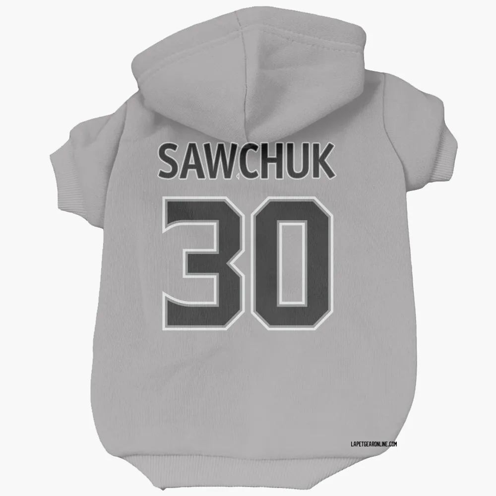 Los Angeles Kings Terry Sawchuk Gray Pet Hoodie for Dog & Cat