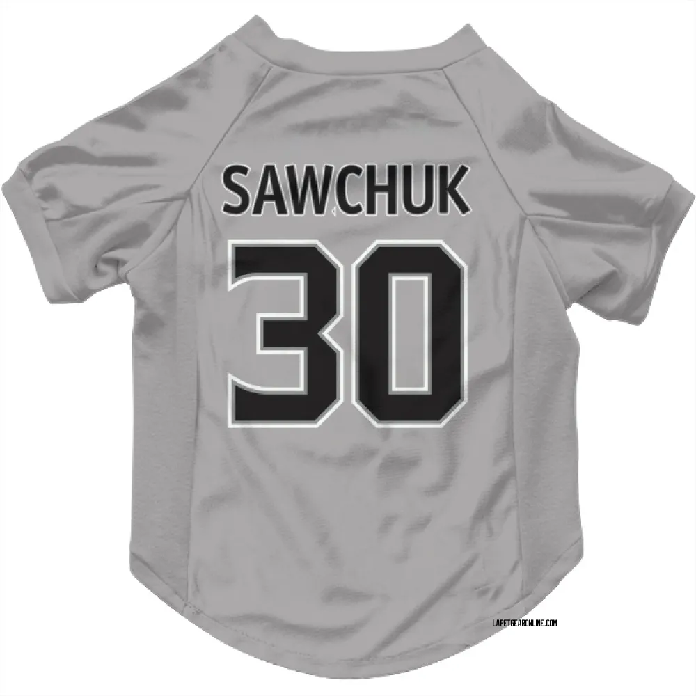 Los Angeles Kings Terry Sawchuk Gray Pet Jersey for Dog & Cat