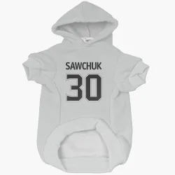 Los Angeles Kings Terry Sawchuk White Pet Hoodie for Dog & Cat