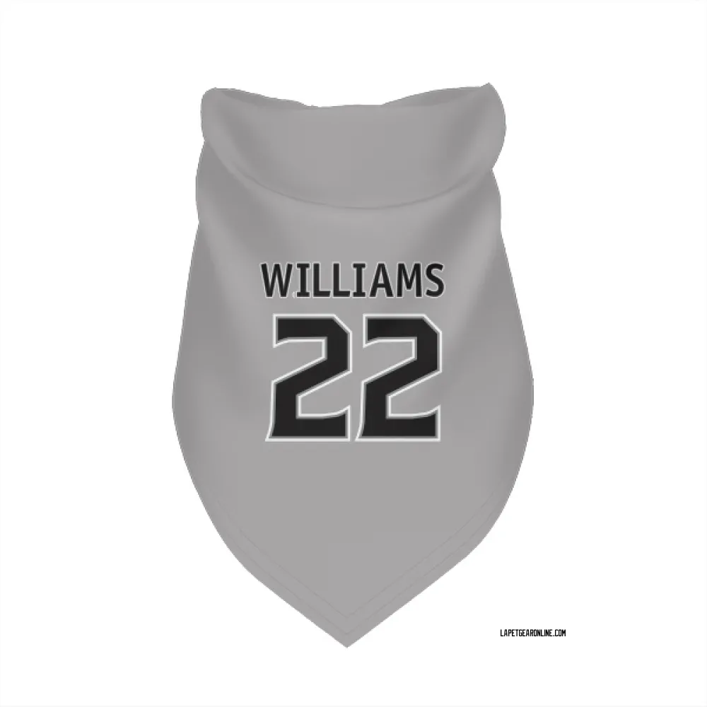 Los Angeles Kings Tiger Williams Gray Pet Bandana for Dog & Cat