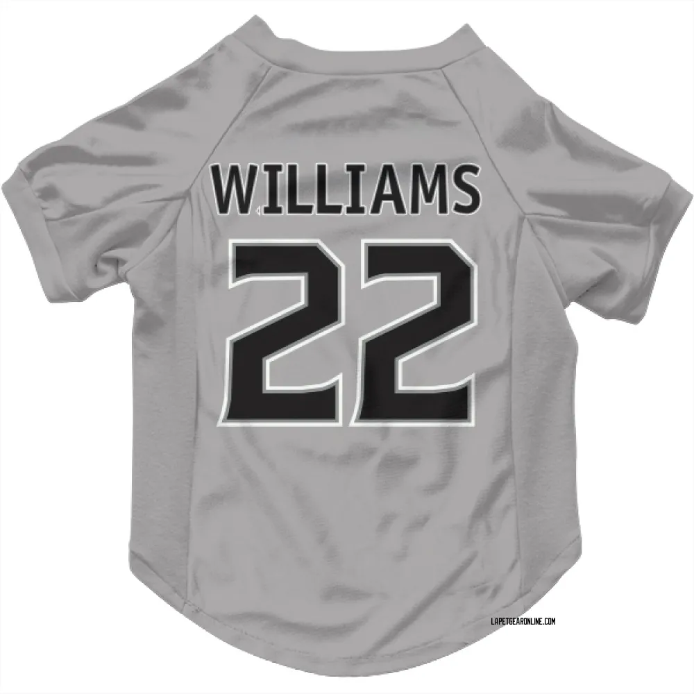 Los Angeles Kings Tiger Williams Gray Pet Jersey for Dog & Cat