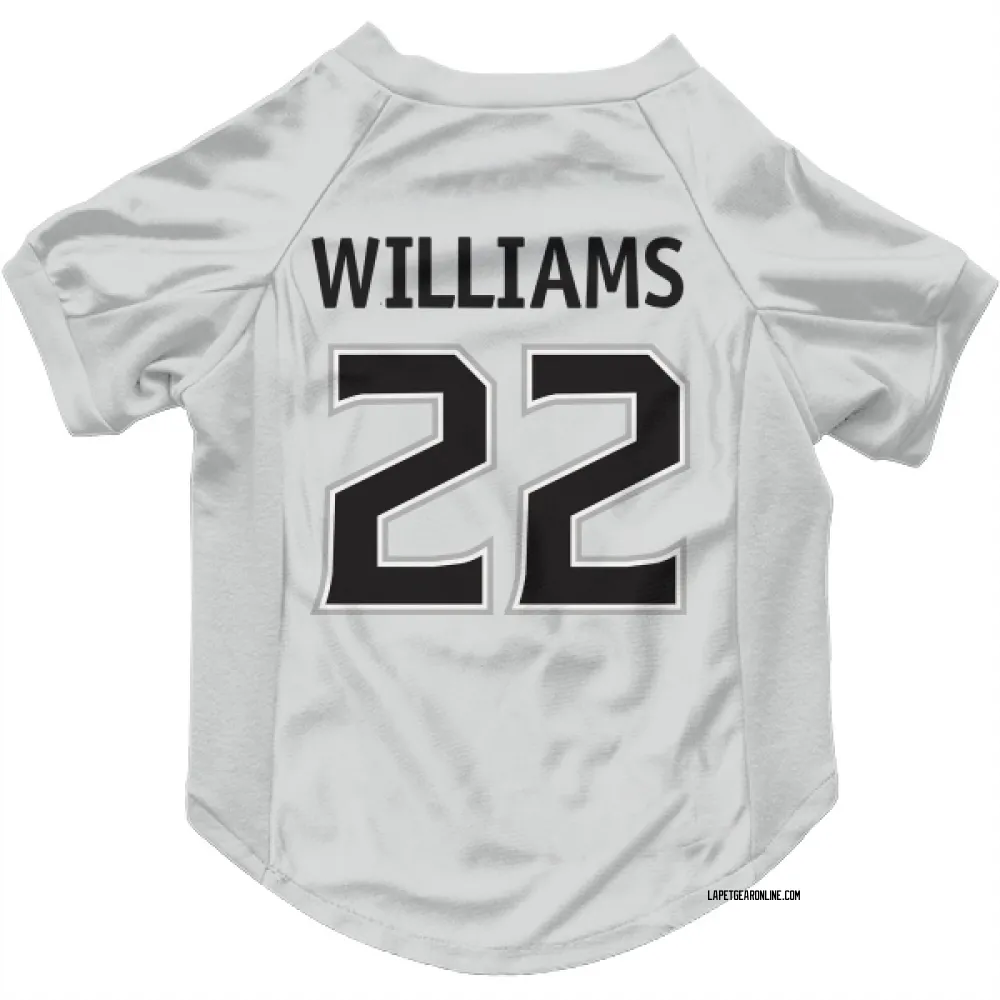 Los Angeles Kings Tiger Williams White Pet Jersey for Dog & Cat