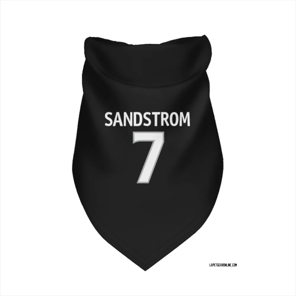 Los Angeles Kings Tomas Sandstrom Black Pet Bandana for Dog & Cat