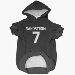 Los Angeles Kings Tomas Sandstrom Black Pet Hoodie for Dog & Cat