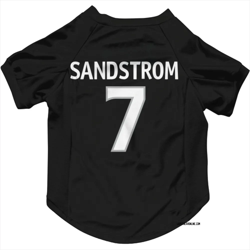 Los Angeles Kings Tomas Sandstrom Black Pet Jersey for Dog & Cat