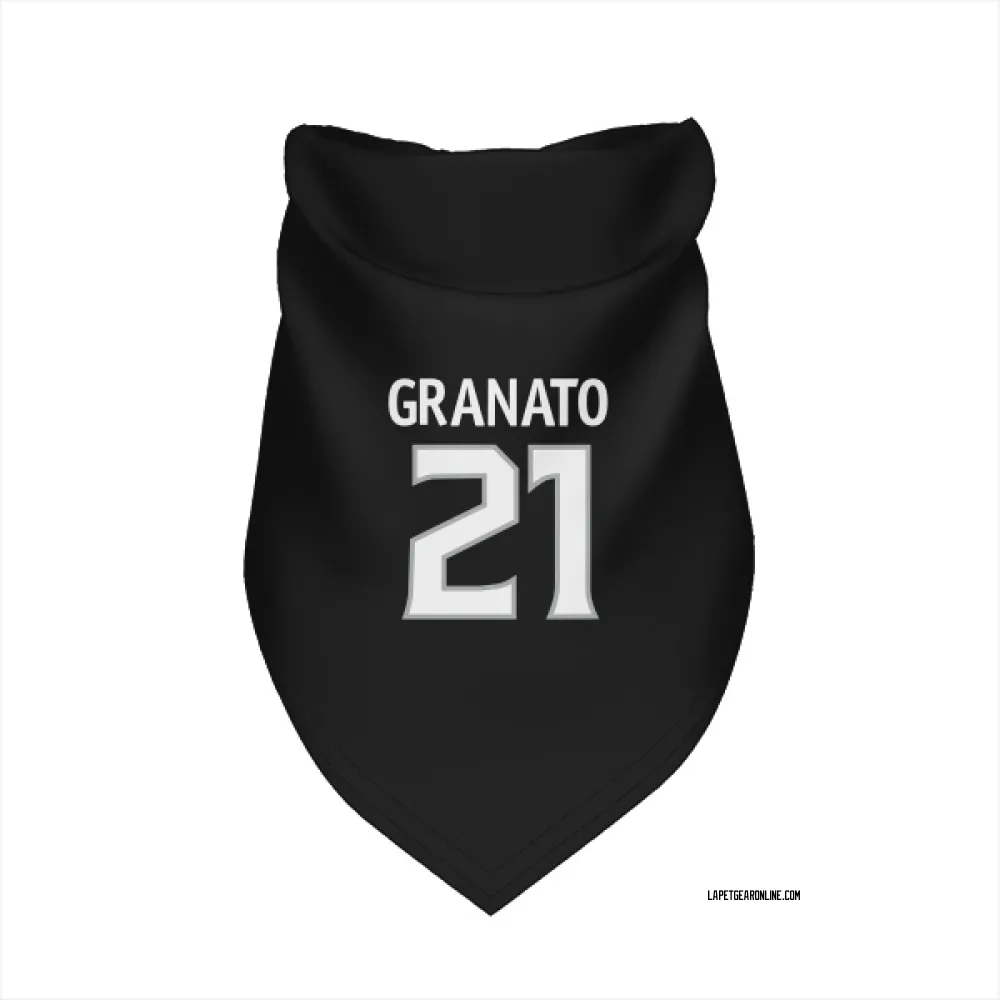Los Angeles Kings Tony Granato Black Pet Bandana for Dog & Cat