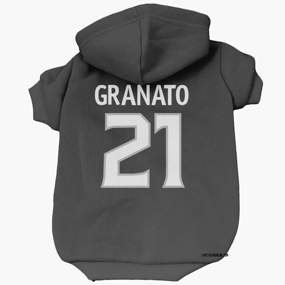 Los Angeles Kings Tony Granato Black Pet Hoodie for Dog & Cat