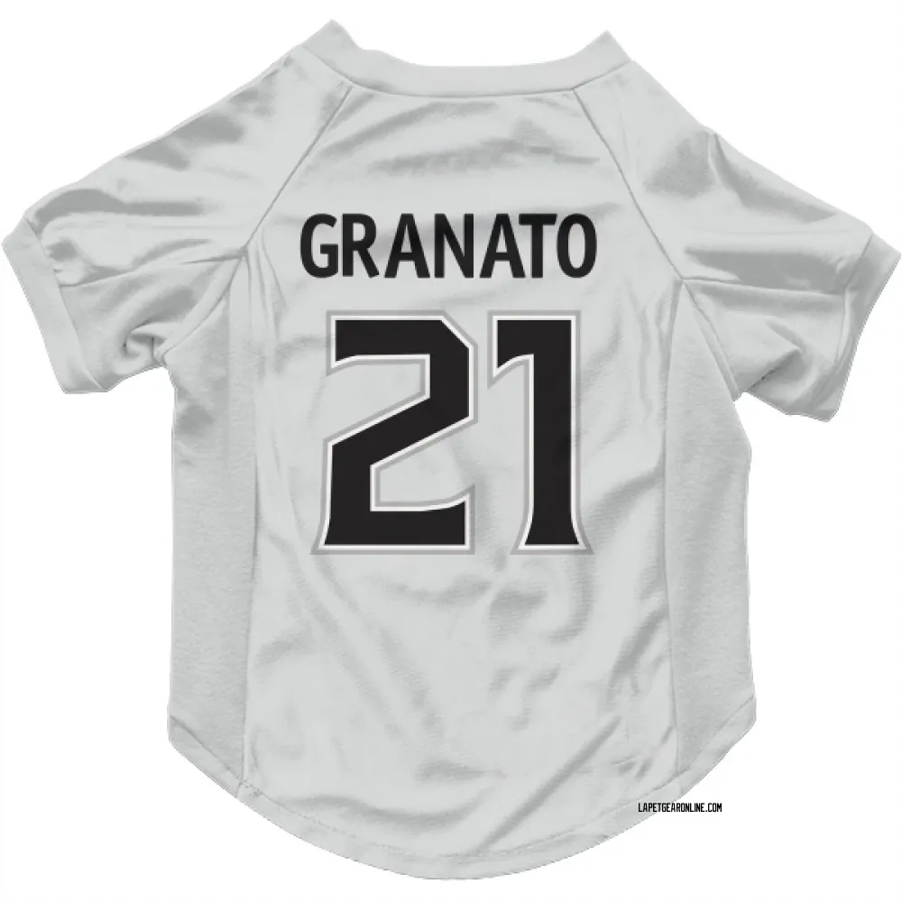 Los Angeles Kings Tony Granato White Pet Jersey for Dog & Cat